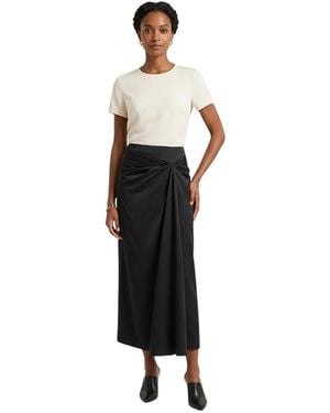 Max Mara Pleated Midi Skirt - Black