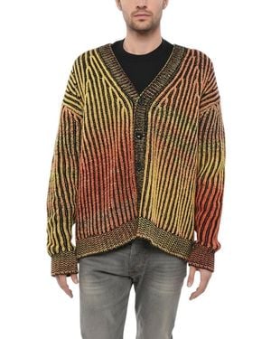 DIESEL V Neck Cardigan - Brown