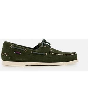 Sebago Slip On Loafers - Green