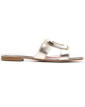 Roger Vivier Leather Sandals - White