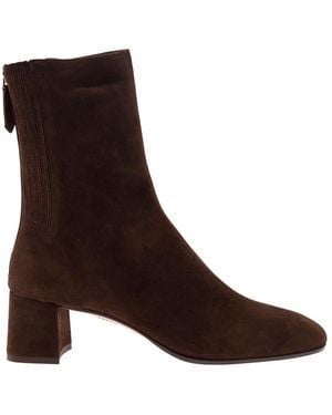 Aquazzura Suede Boots - Brown