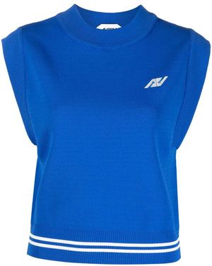 Autry Logo Vest - Blue