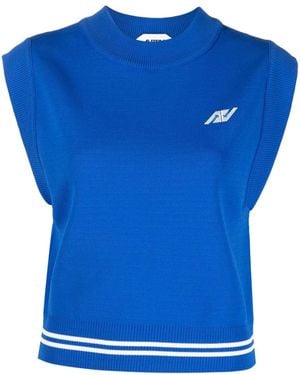 Autry Logo Vest - Blue