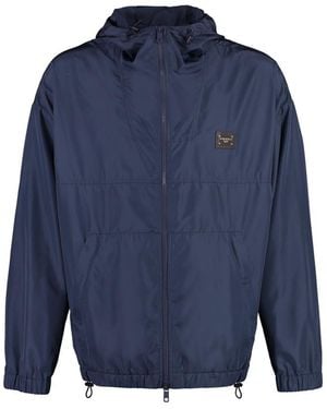 Dolce & Gabbana Hooded Jacket - Blue