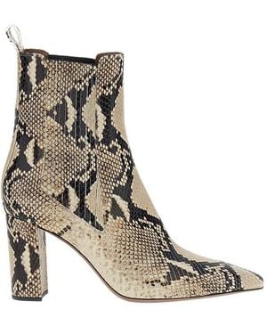 Paris Texas Slip-On Printed Boots - Brown
