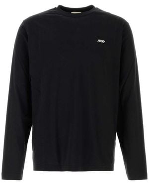 Autry Crew Neck T-Shirt - Black
