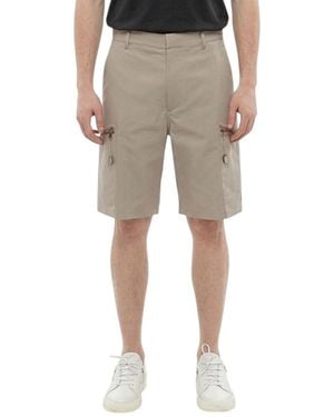 Dior Regular Solid Shorts - Natural