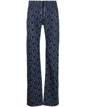 Ludovic de Saint Sernin Logo Jeans - Blue