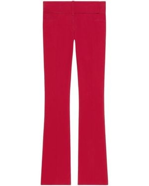 Courreges Bootcut Pants - Red
