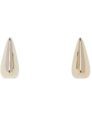 McQueen Pale Thorn Earrings - White