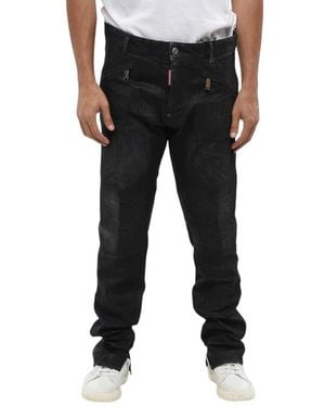 DSquared² Slim Mid Rise Jeans - Black