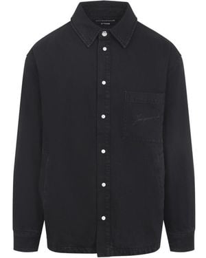 Jacquemus Relaxed Logo Shirt - Blue