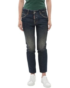 DSquared² Regular Mid Rise Jeans - Blue