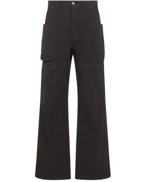Rick Owens Relaxed Fit Cargo Pants - Black