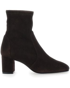 Stuart Weitzman Yulia Suede Boots - Black