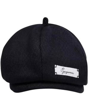 Jacquemus Logo Bakerboy Cap - Blue