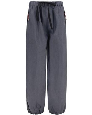 Prada Loose Drawstring Pants - Gray