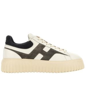 Hogan Color Block Collection Sneakers - Natural