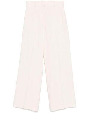 MSGM Pressed-Crease Pants - White