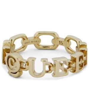 McQueen Logo Ring - Metallic