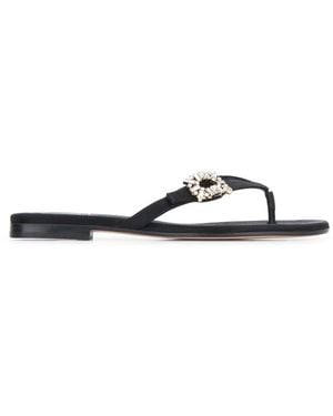 Roger Vivier Embellished Sandals - Black