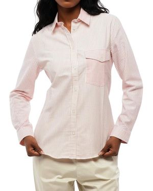 Woolrich Slim Stripes Shirt - Pink