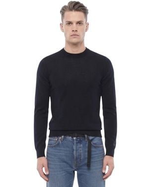 Woolrich Solid Crew Neck Sweater - Blue