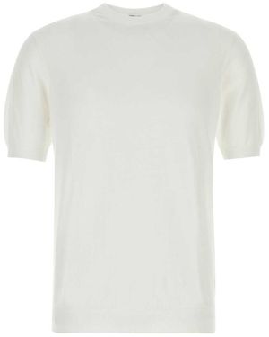 Fedeli Crew Neck T-Shirt - White