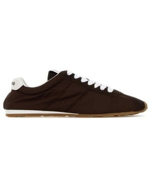 Miu Miu Allacciate Sneaker - Brown