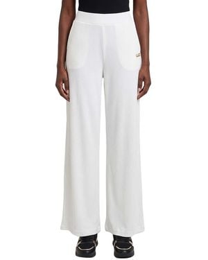 EA7 Regular Elasticated Pants - White