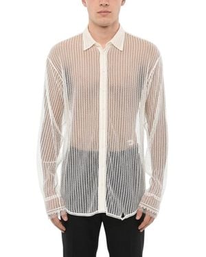 DSquared² Relaxed Lace Shirt - White