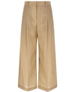 Brunello Cucinelli Relaxed Pleated Pants - Natural