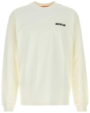 Napapijri Round Neck Graphic Sweatshirt - White