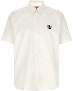 KENZO 'Wild Tiger Crest' Shirt - White