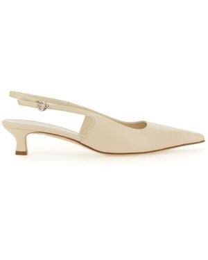 Aeyde Slingback Pumps - Natural