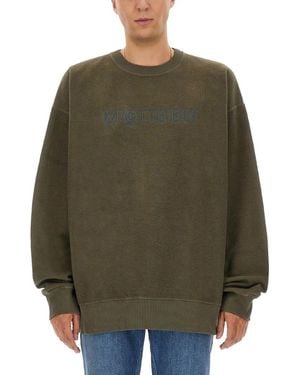 McQueen Logo Sweatshirts - Green