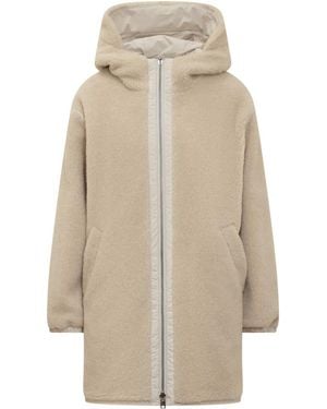 Woolrich Solid Hood Jacket - Natural