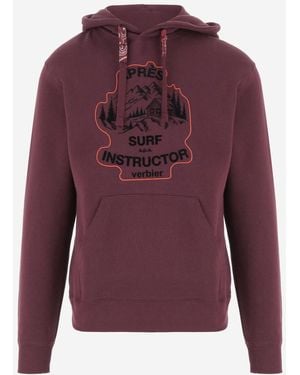APRÈS SURF Logo Print Hoodie - Purple