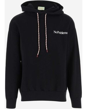 Aries Logo Hoodie - Blue