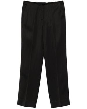 TOTEME Straight Pant - Black