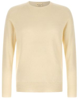 Ma'ry'ya Crew Neck Sweater - Natural
