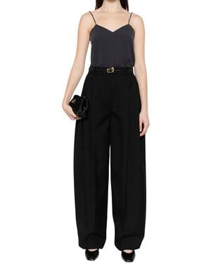 Max Mara Scoop Neck Top - Black