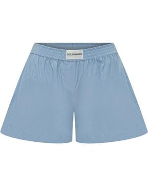 Des Phemmes Solid Shorts - Blue