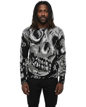 McQueen Crew Neck Jumper - Black