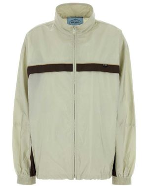 Prada Mock Collar Jacket - Green
