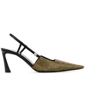 Saint Laurent Embellished Andree Pumps - White