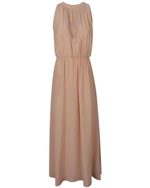 CRI.DA Silk Long Dress - Natural