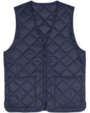 Baracuta Miller Quilted Vest - Blue