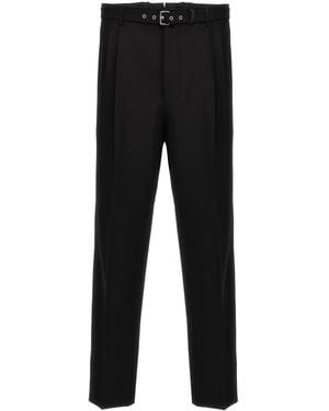 Prada Wool Tailored Pants - Black