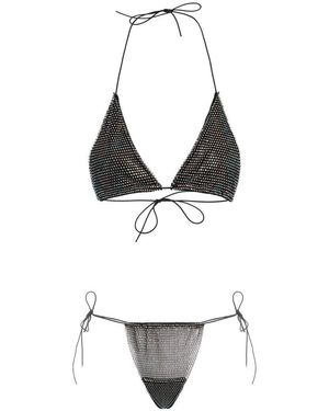 Santa Brands Embellished Swimwear - White